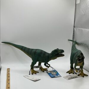 Schleich 2 x Dinosaur with movable jaw.